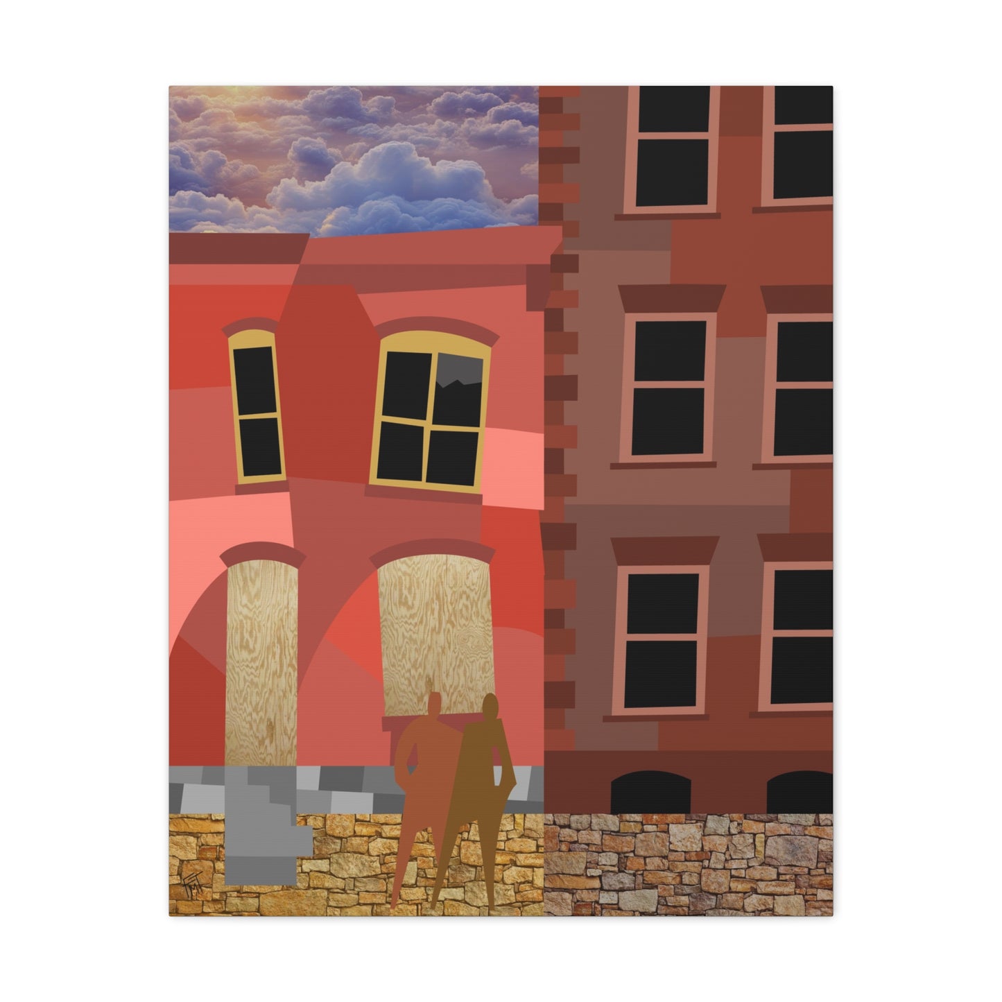We Use to Live Here - Canvas Print