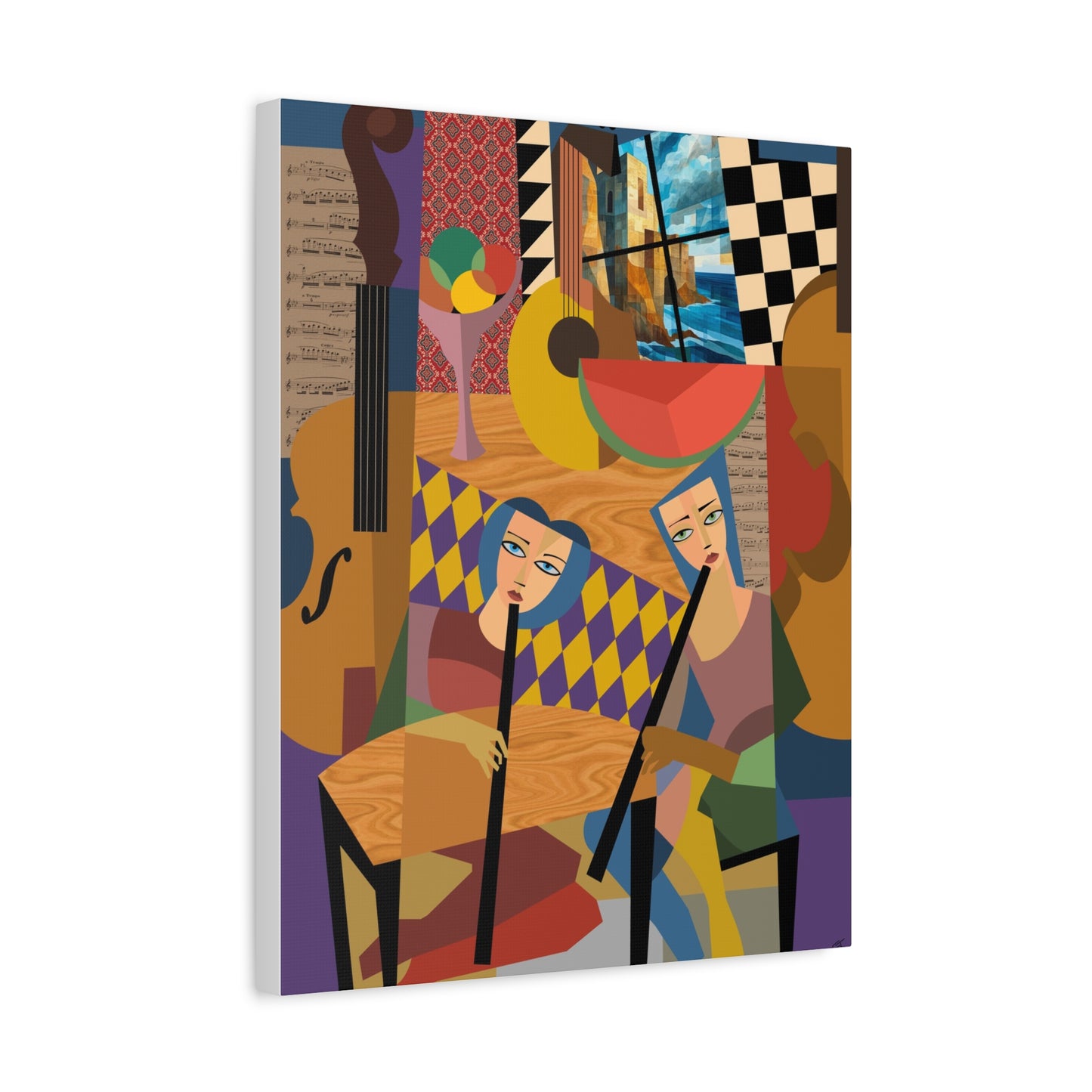 Carol and Anna - Canvas Print