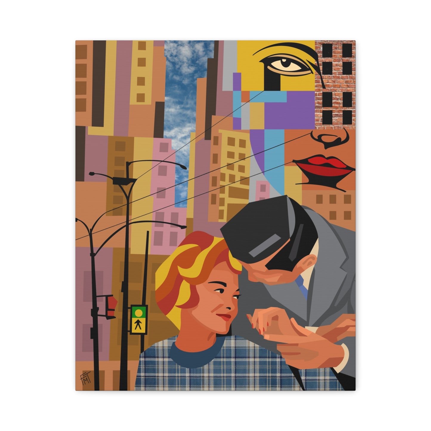 Modern Romance - Canvas Print