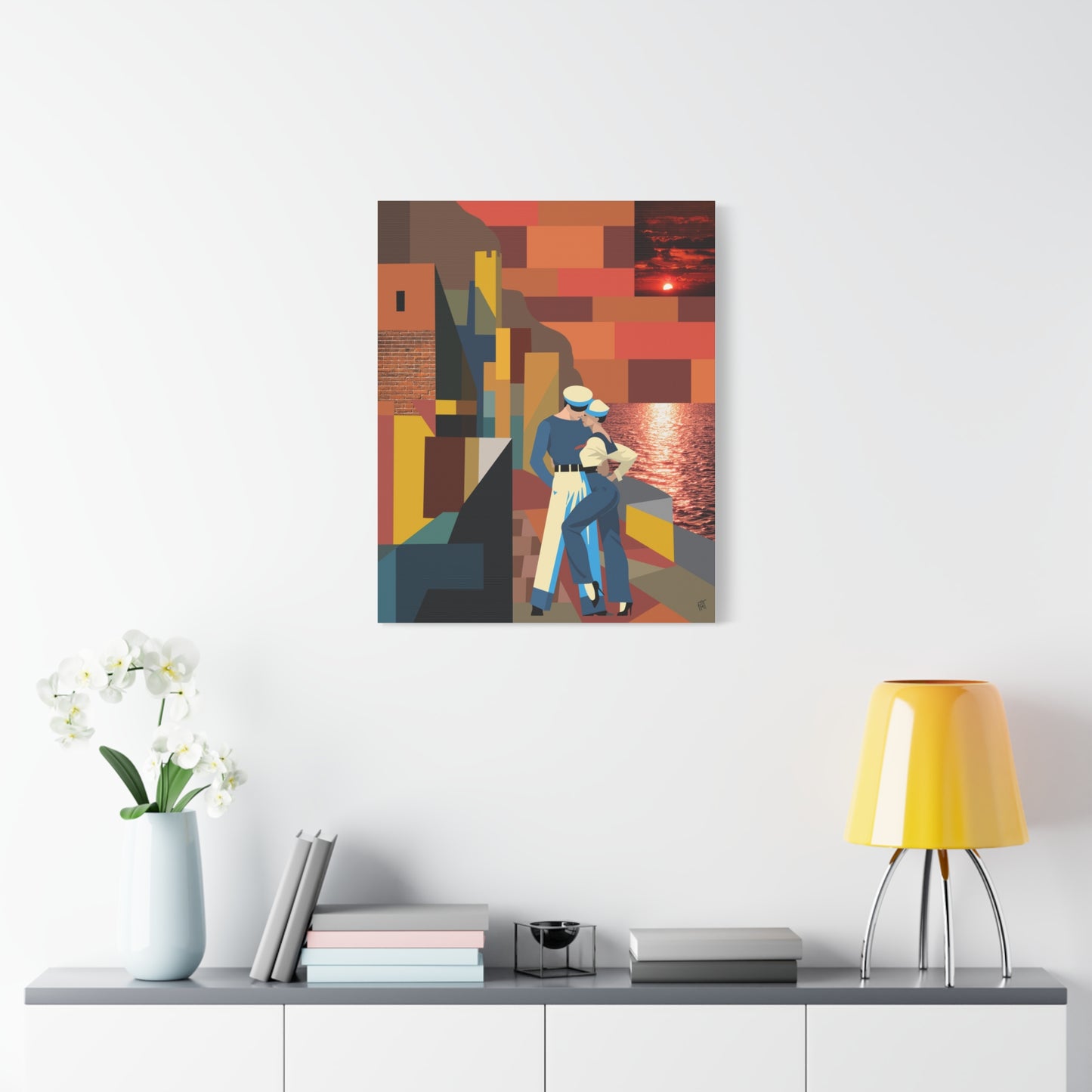 Red Sky at Night - Canvas Print