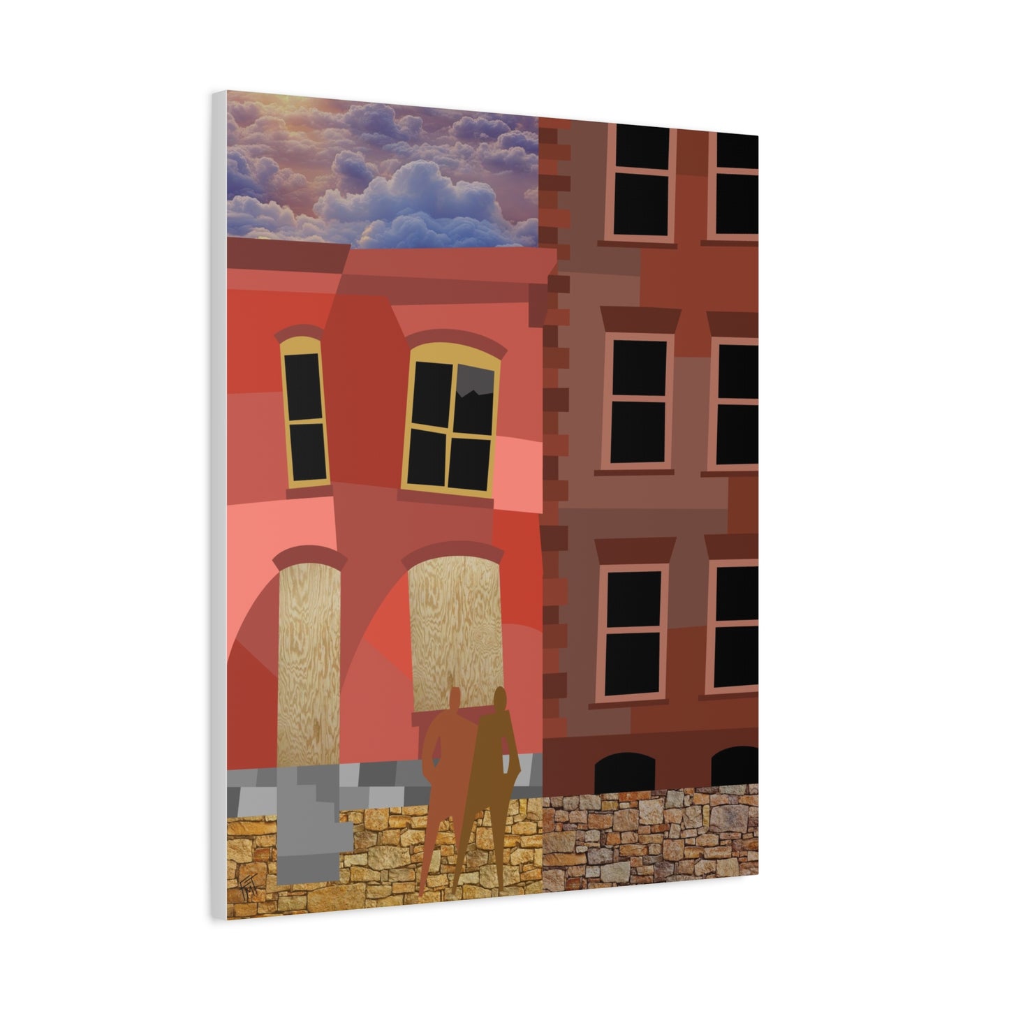 We Use to Live Here - Canvas Print