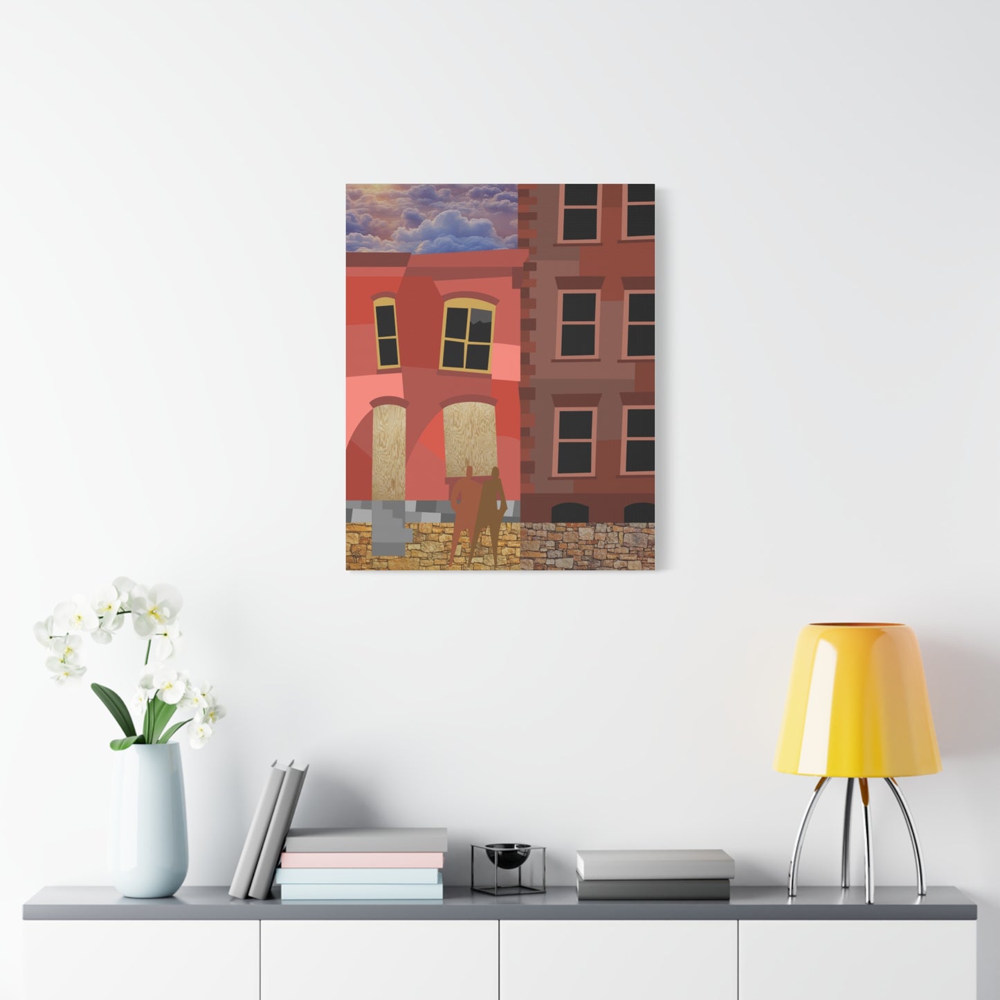 We Use to Live Here - Canvas Print