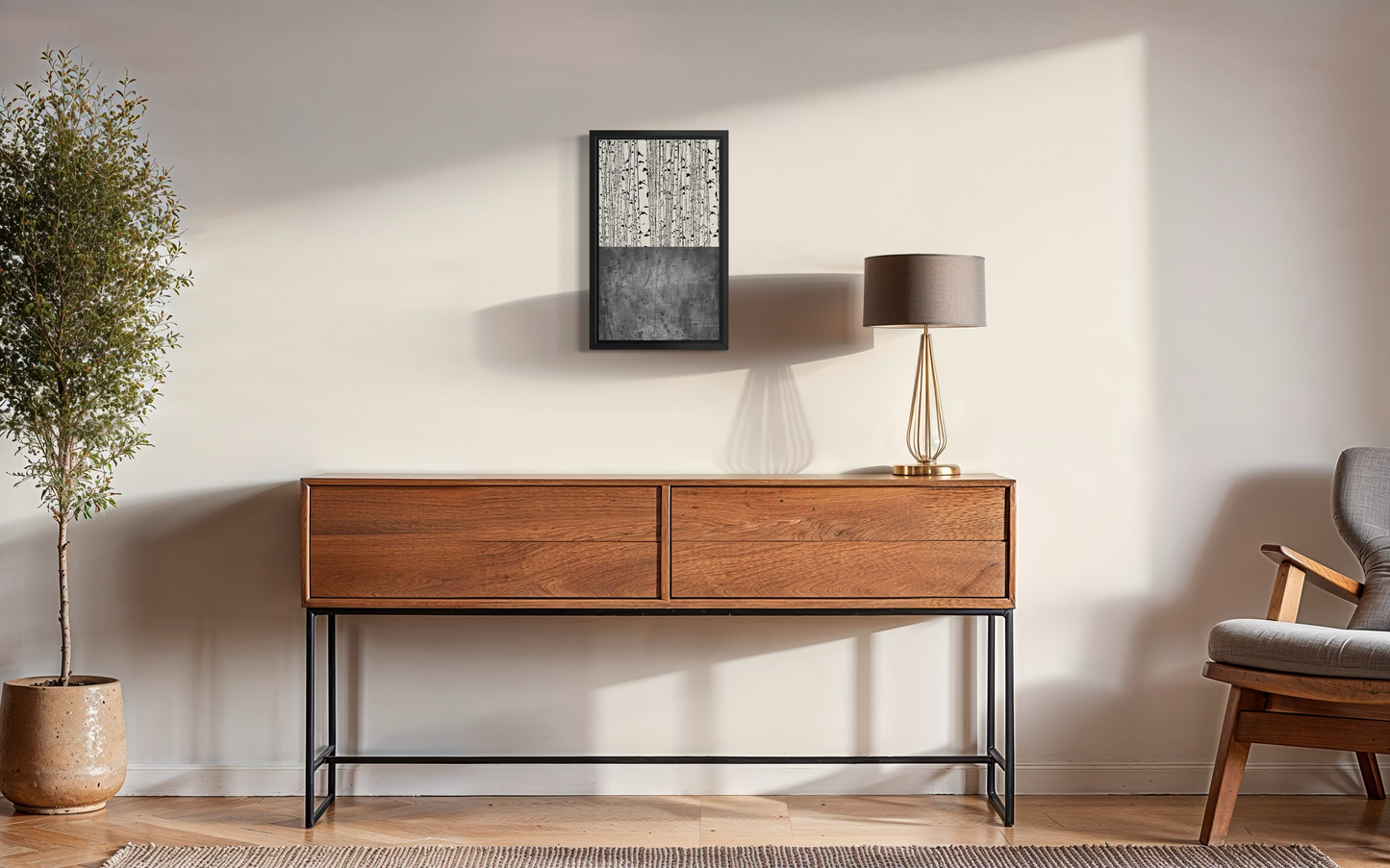 In a Deep and Dark December - Canvas Print