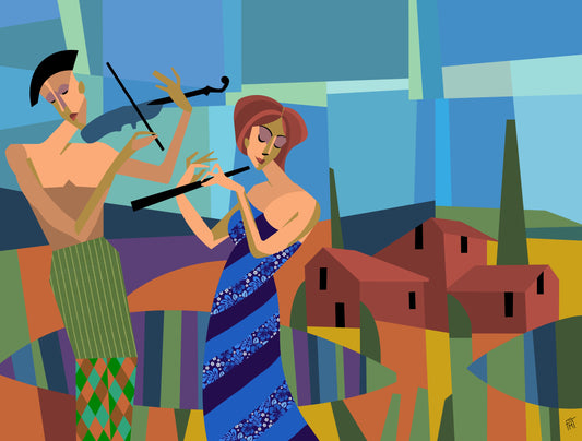 Jojo and Loretta - Original Painting