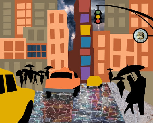 Rapture in the Rain - Original Painting