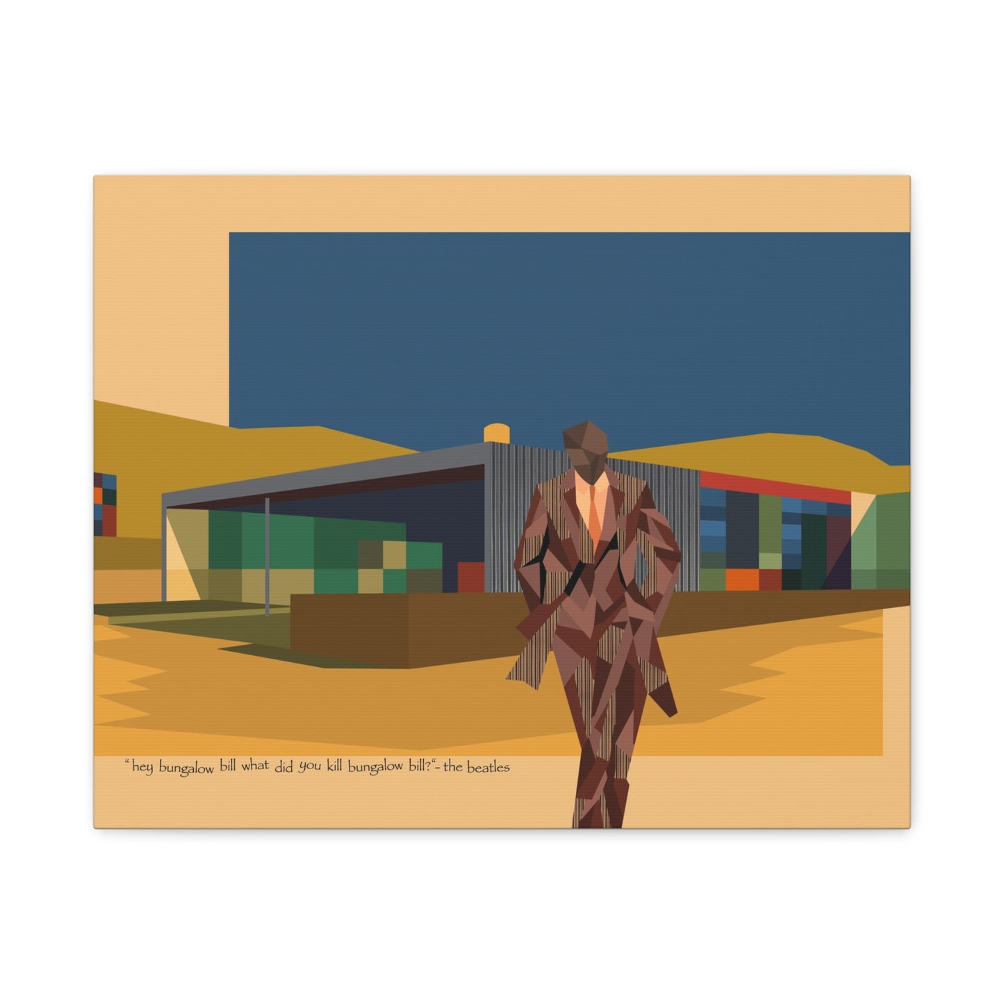 Bungalow Bill - Canvas Print
