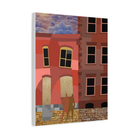 We Use to Live Here - Canvas Print