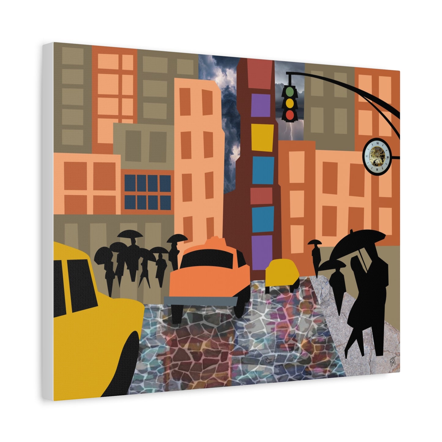 Rapture in the Rain - Canvas Print