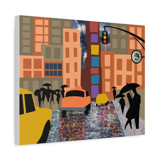 Rapture in the Rain - Canvas Print