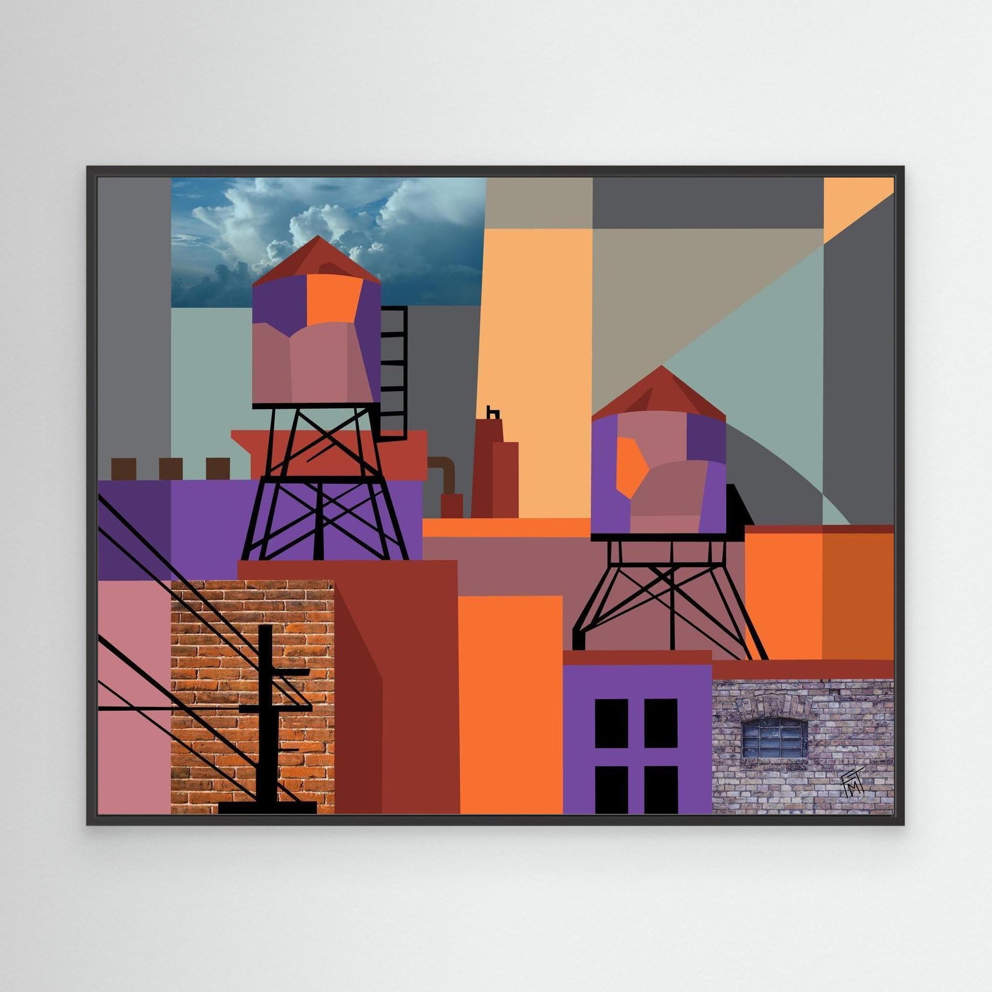 Industrial Output - Canvas Print