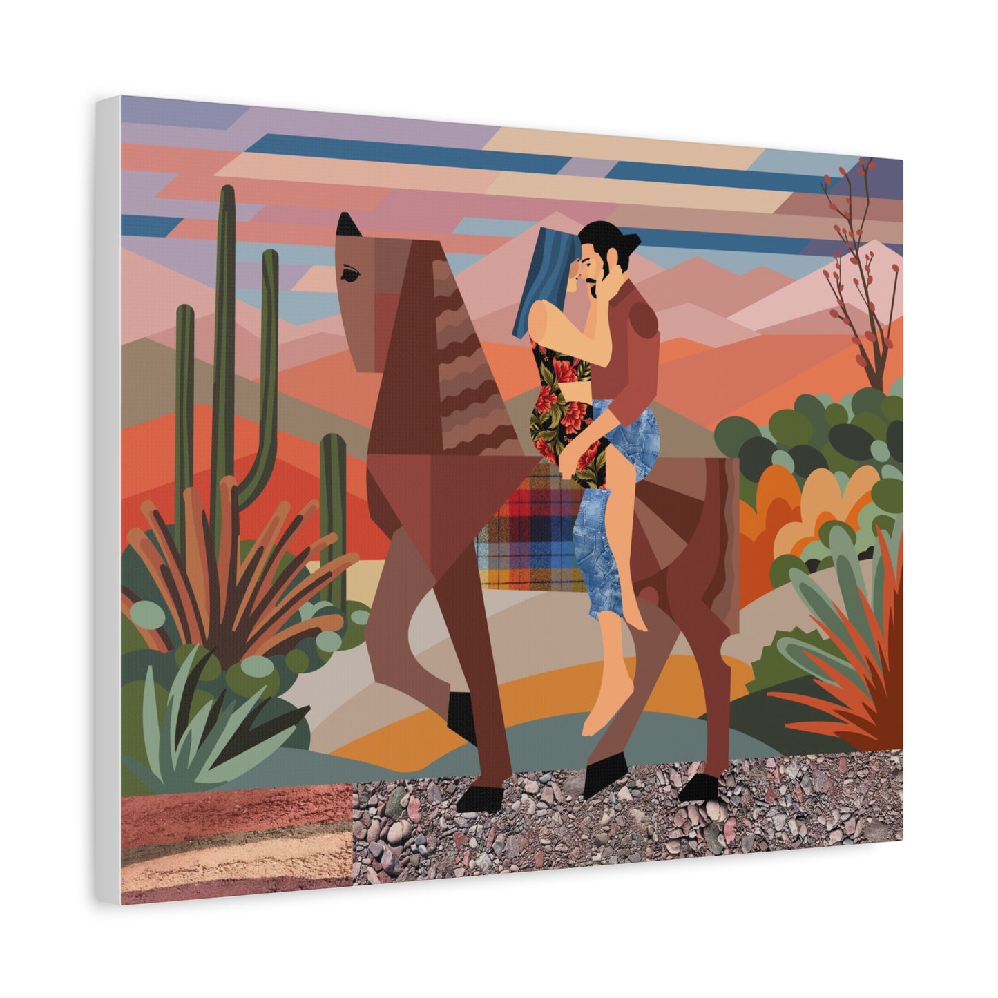 Love in the High Desert - Canvas Print