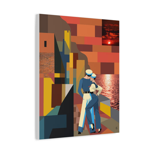 Red Sky at Night - Canvas Print