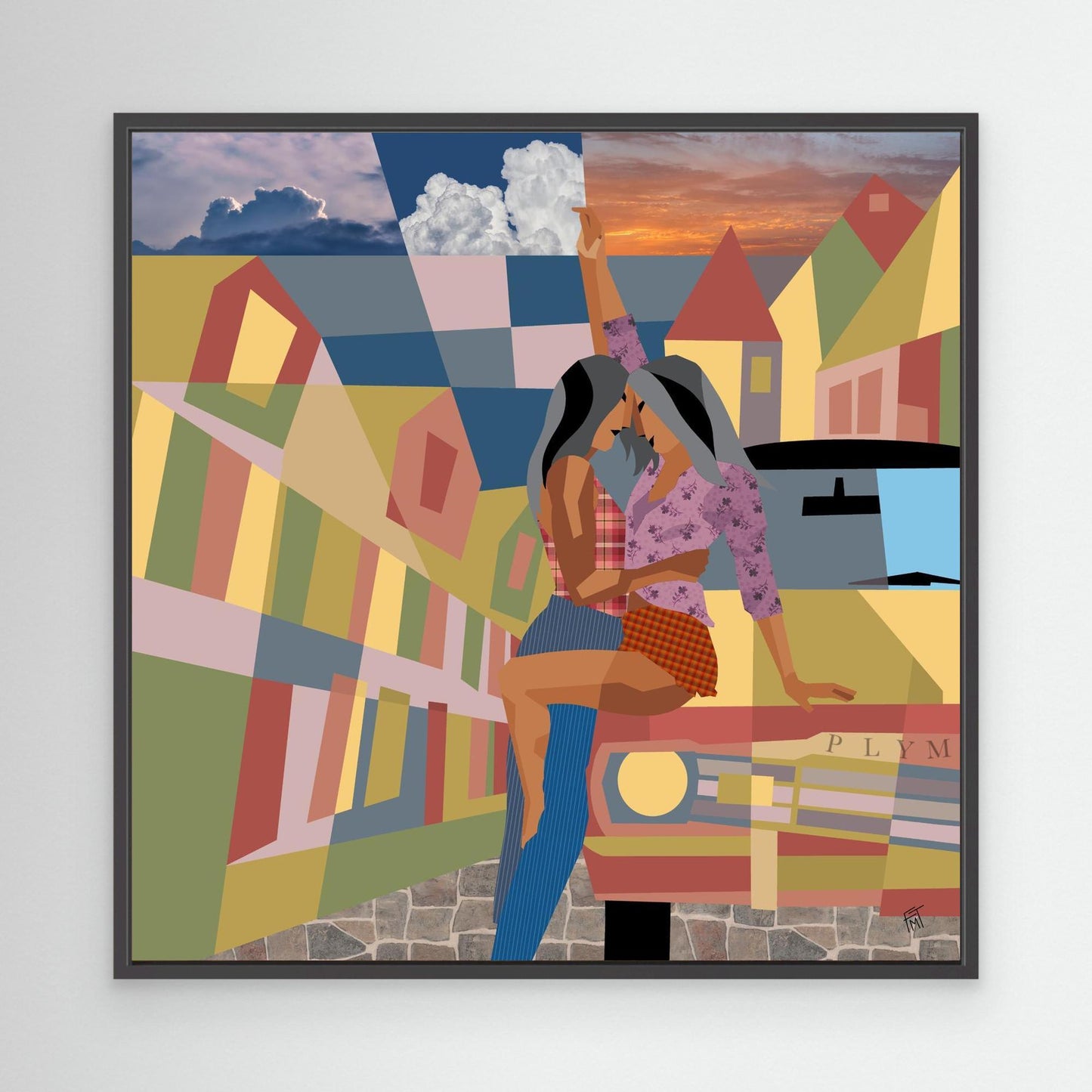 Dos Chicas - Canvas Print
