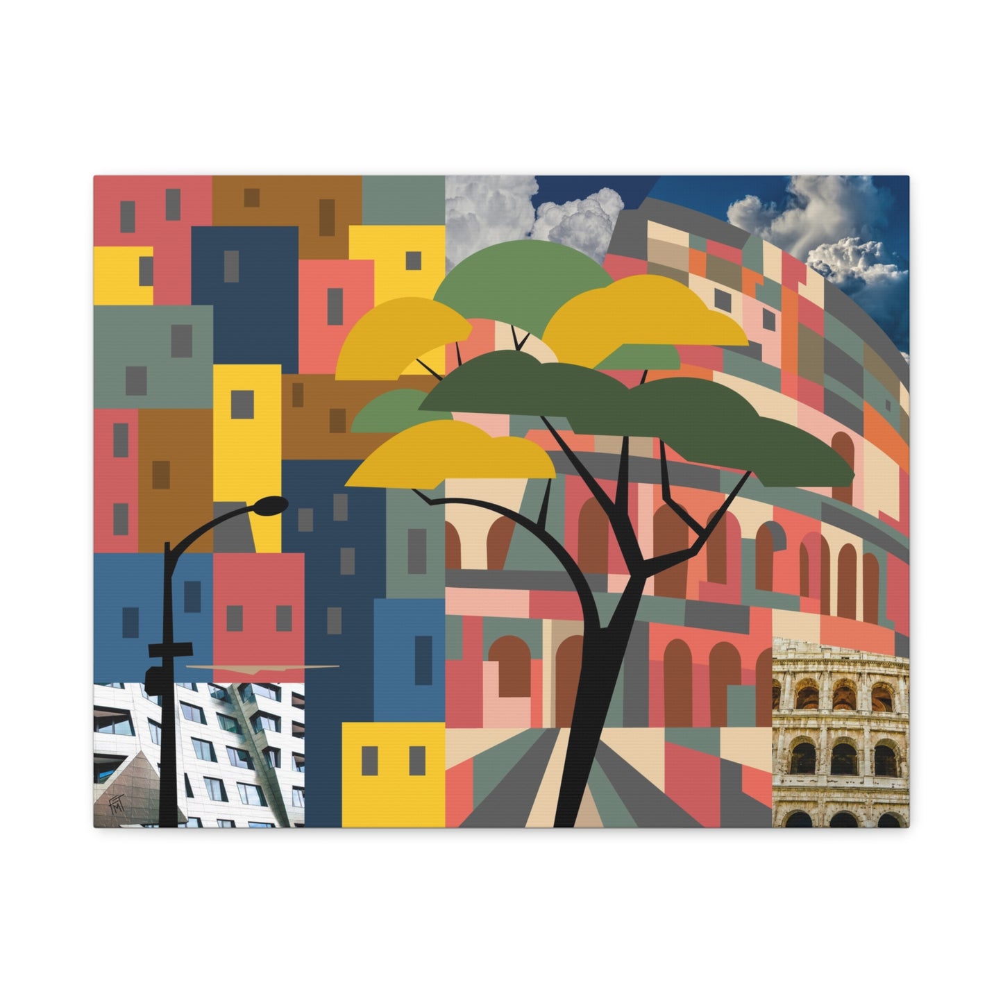 vetus et novum - Canvas Print