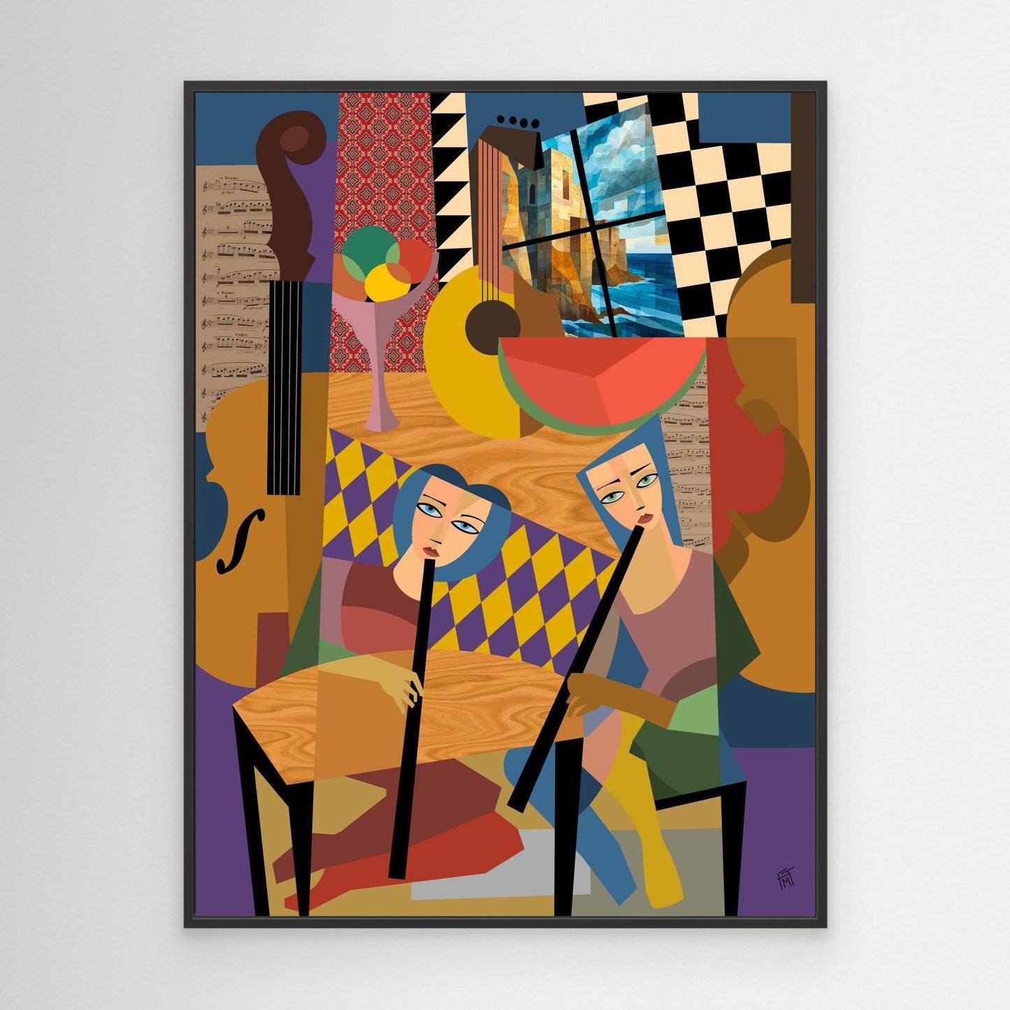 Carol and Anna - Canvas Print