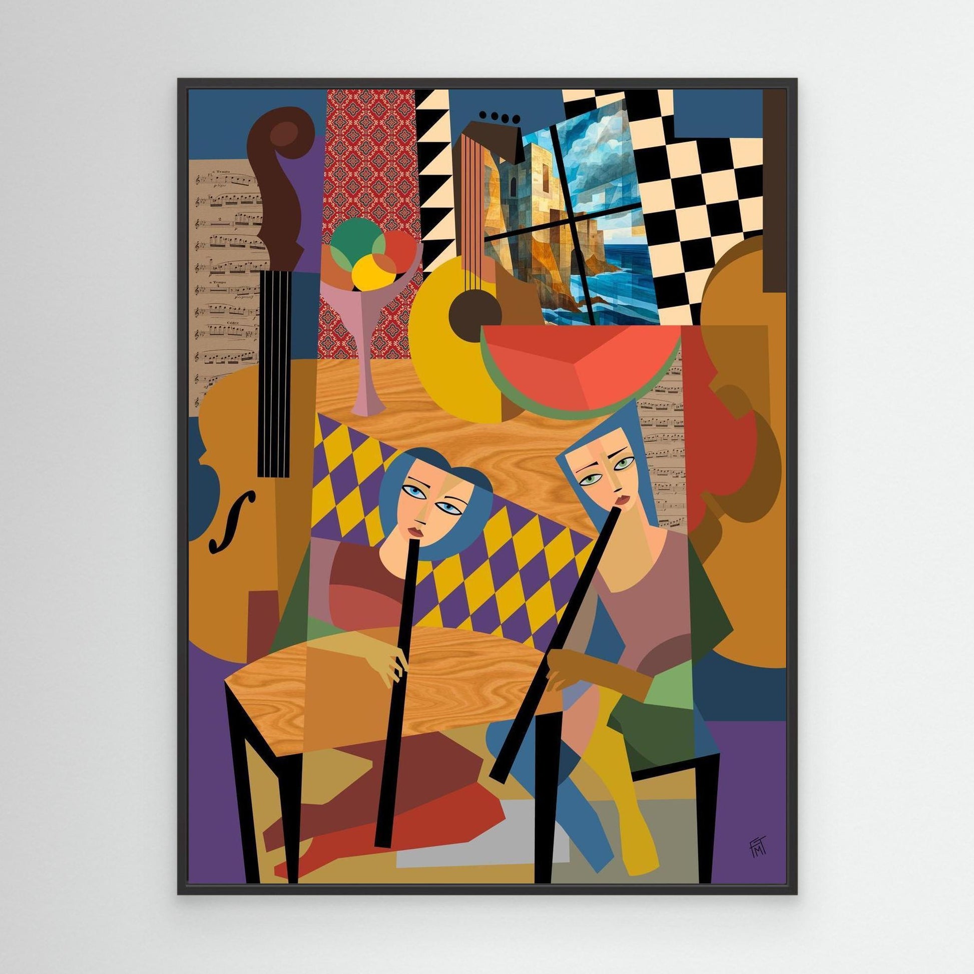 Carol and Anna - Canvas Print