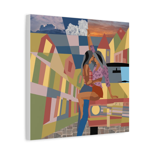 Dos Chicas - Canvas Print