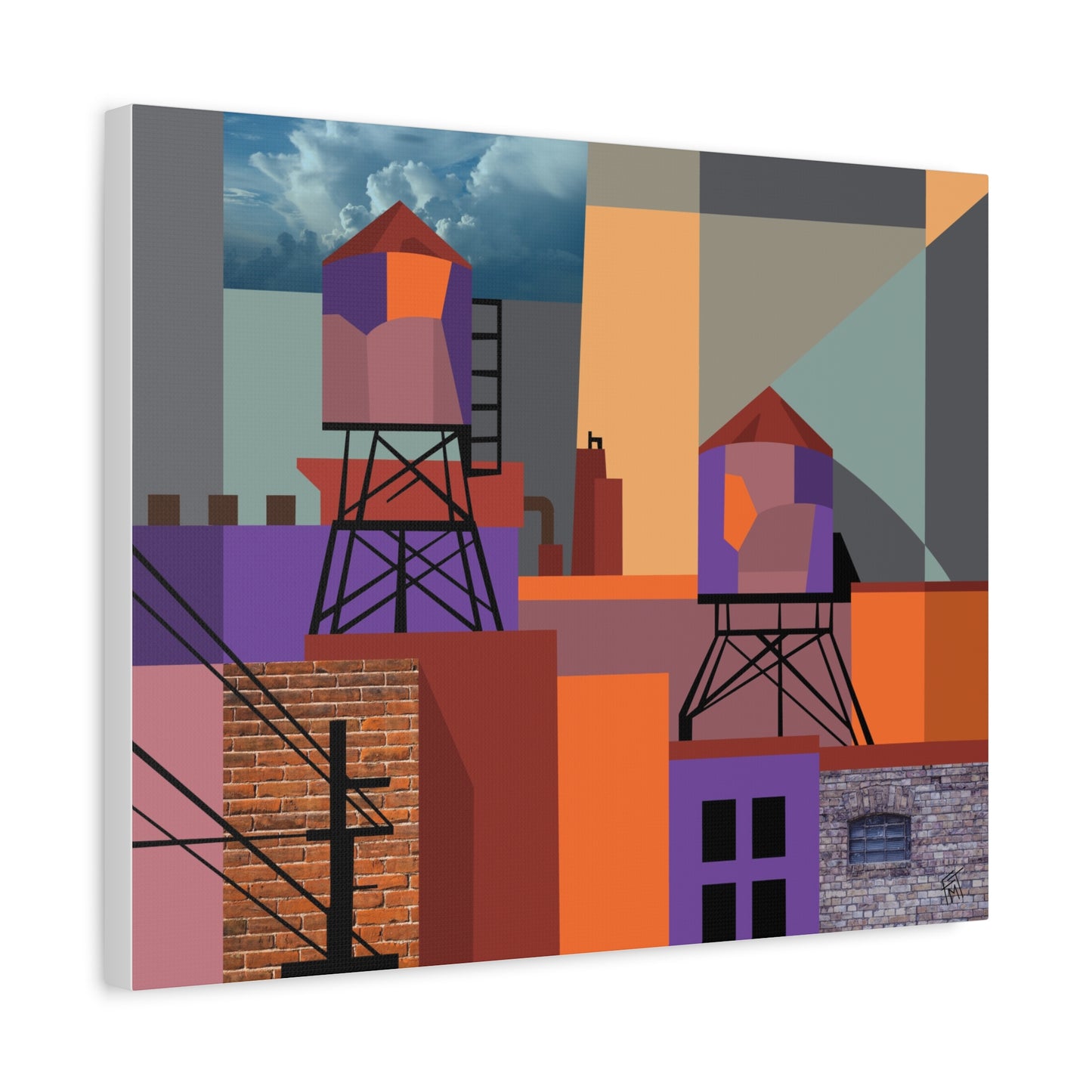 Industrial Output - Canvas Print