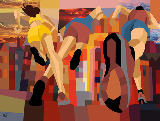 Catch Us if You Can - Original Painting