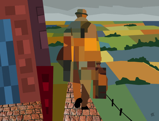 Davy's on the Road Again - Original Painting