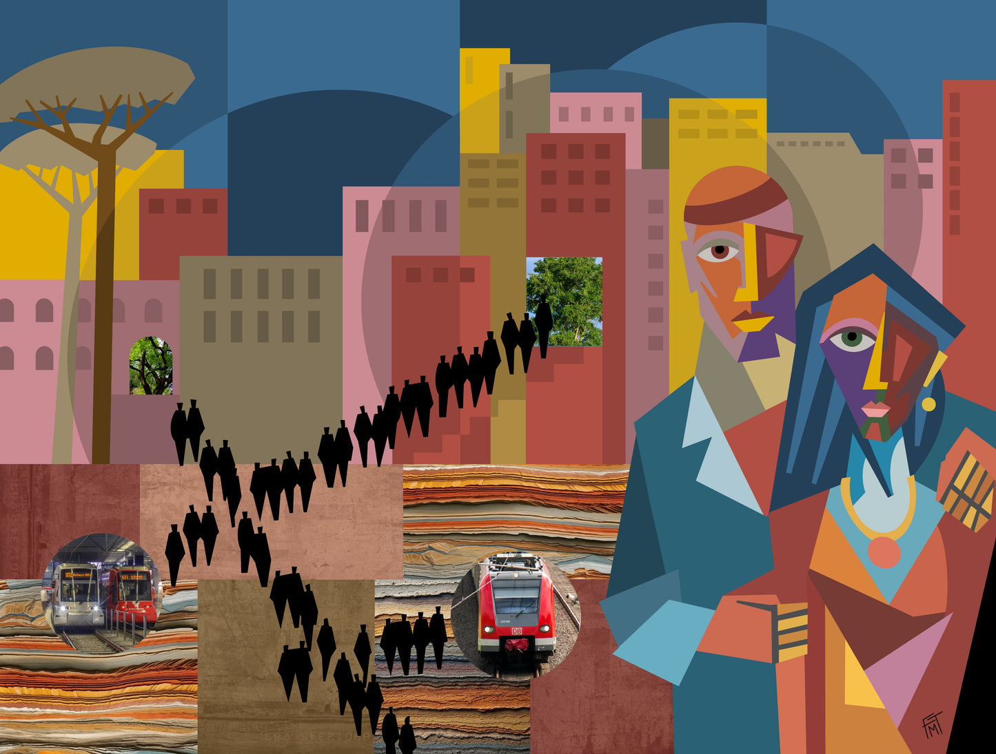 Gideon and Prudence - Original Painting