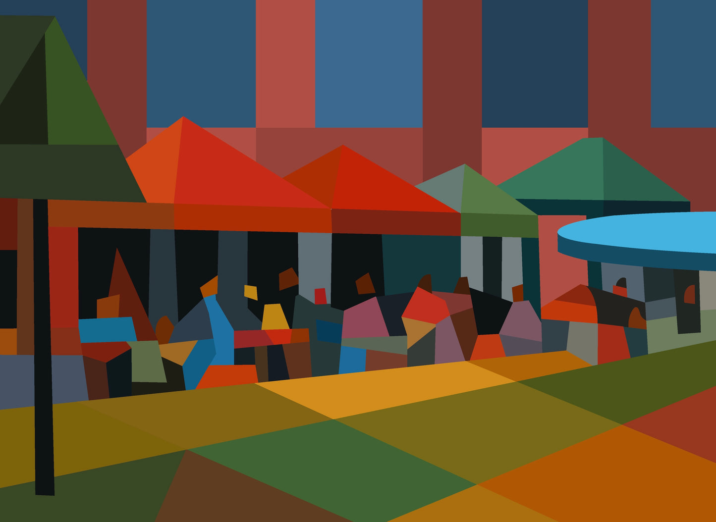 Petula Goes Shopping - Original Painting