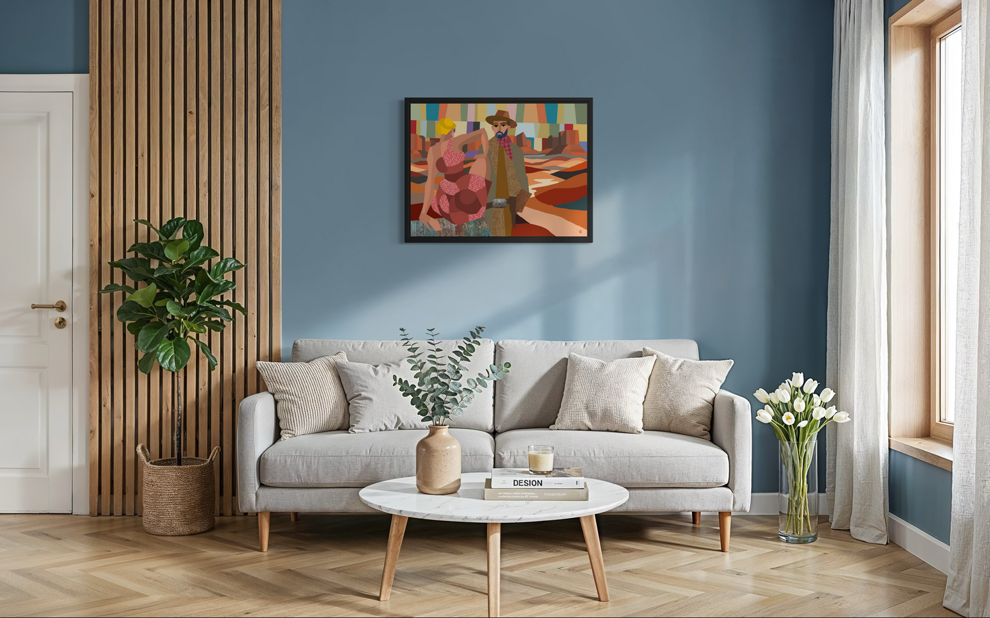 Nancy and Rocky - Canvas Print