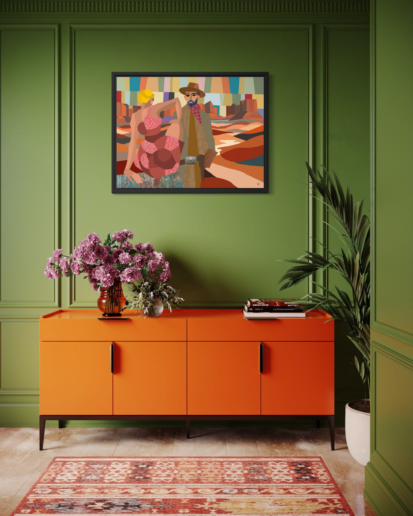Nancy and Rocky - Canvas Print