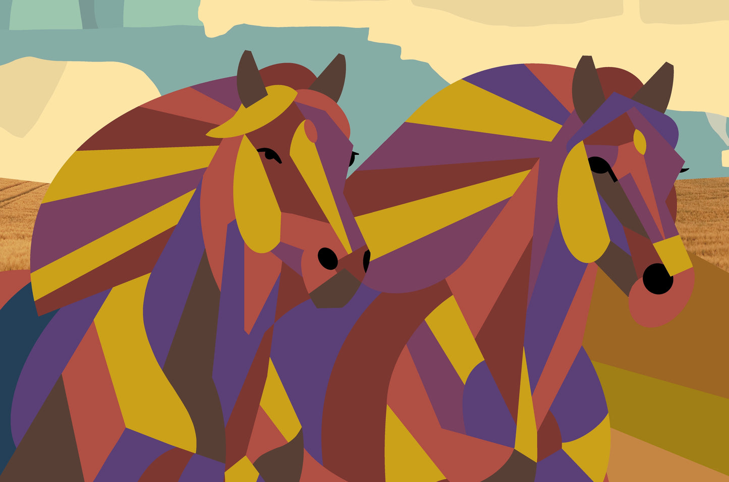 Wild Horses - Canvas Print