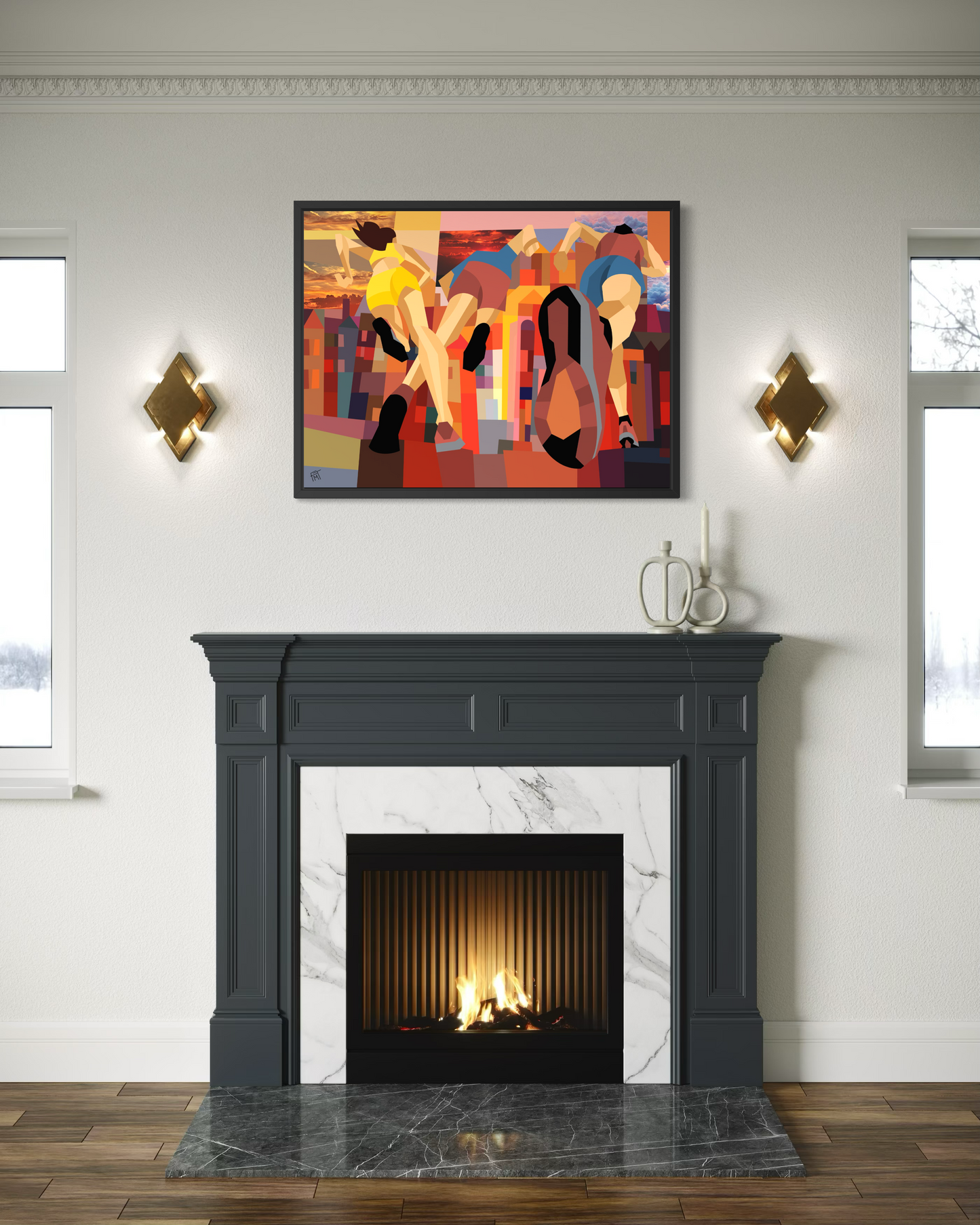 Catch Us if You Can - Original Painting