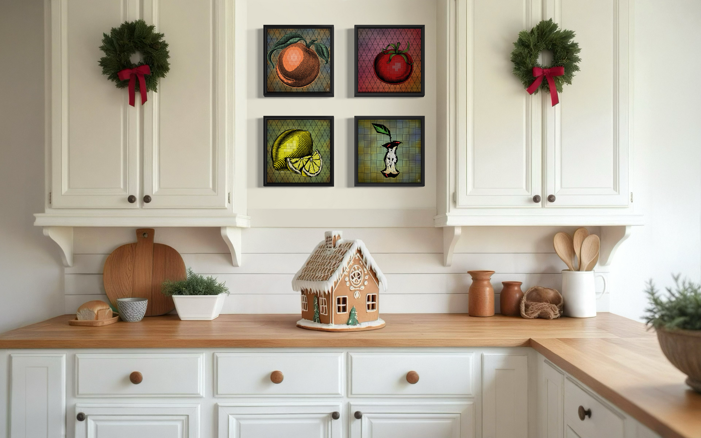 Eat a Peach - Canvas Print