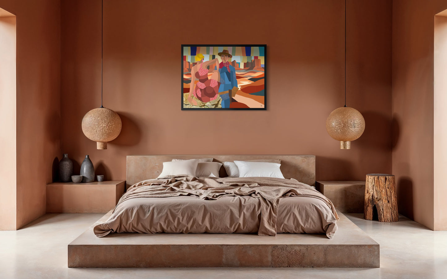 Nancy and Rocky - Canvas Print