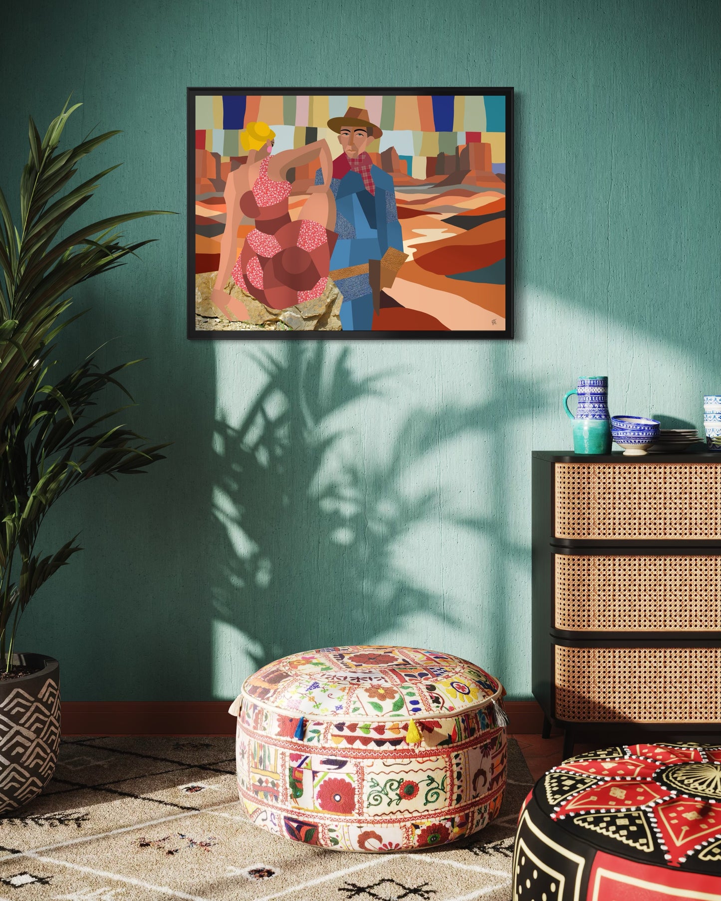 Nancy and Rocky - Canvas Print