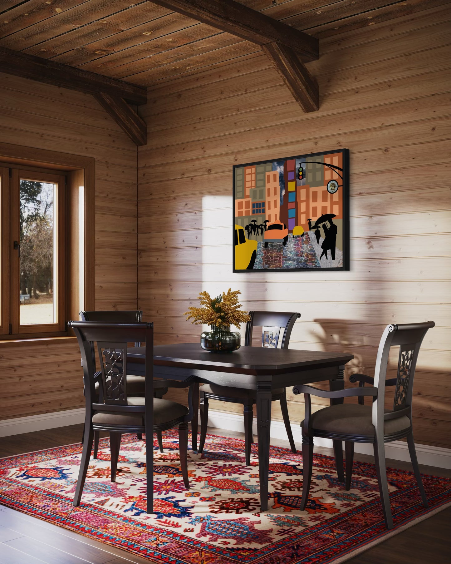 Rapture in the Rain - Canvas Print