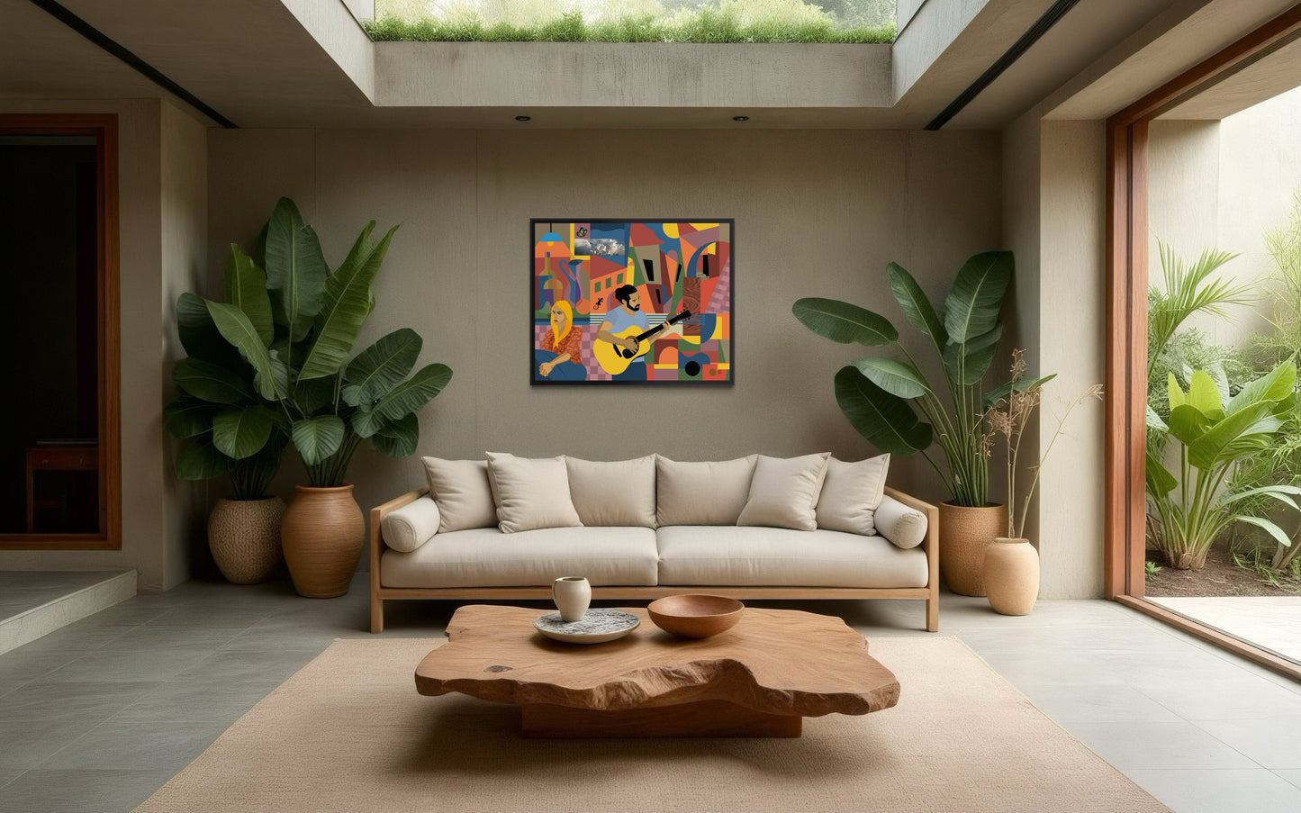 Slow Drift in D Minor - Canvas Print