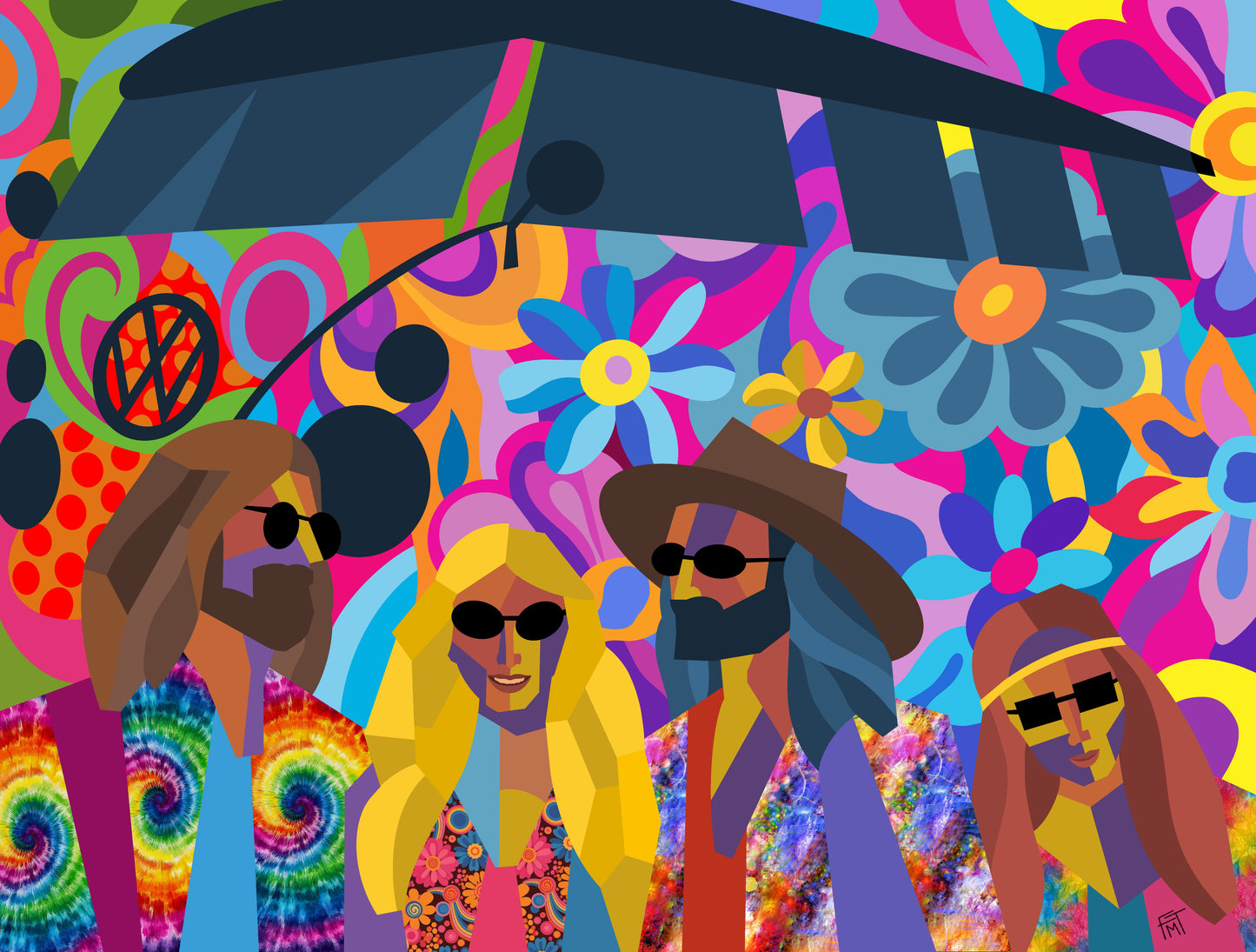 Summer of Love - Canvas Print