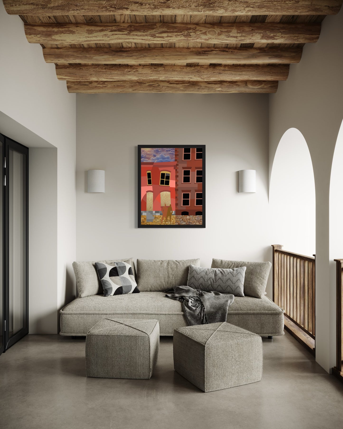 We Used to Live Here - Canvas Print