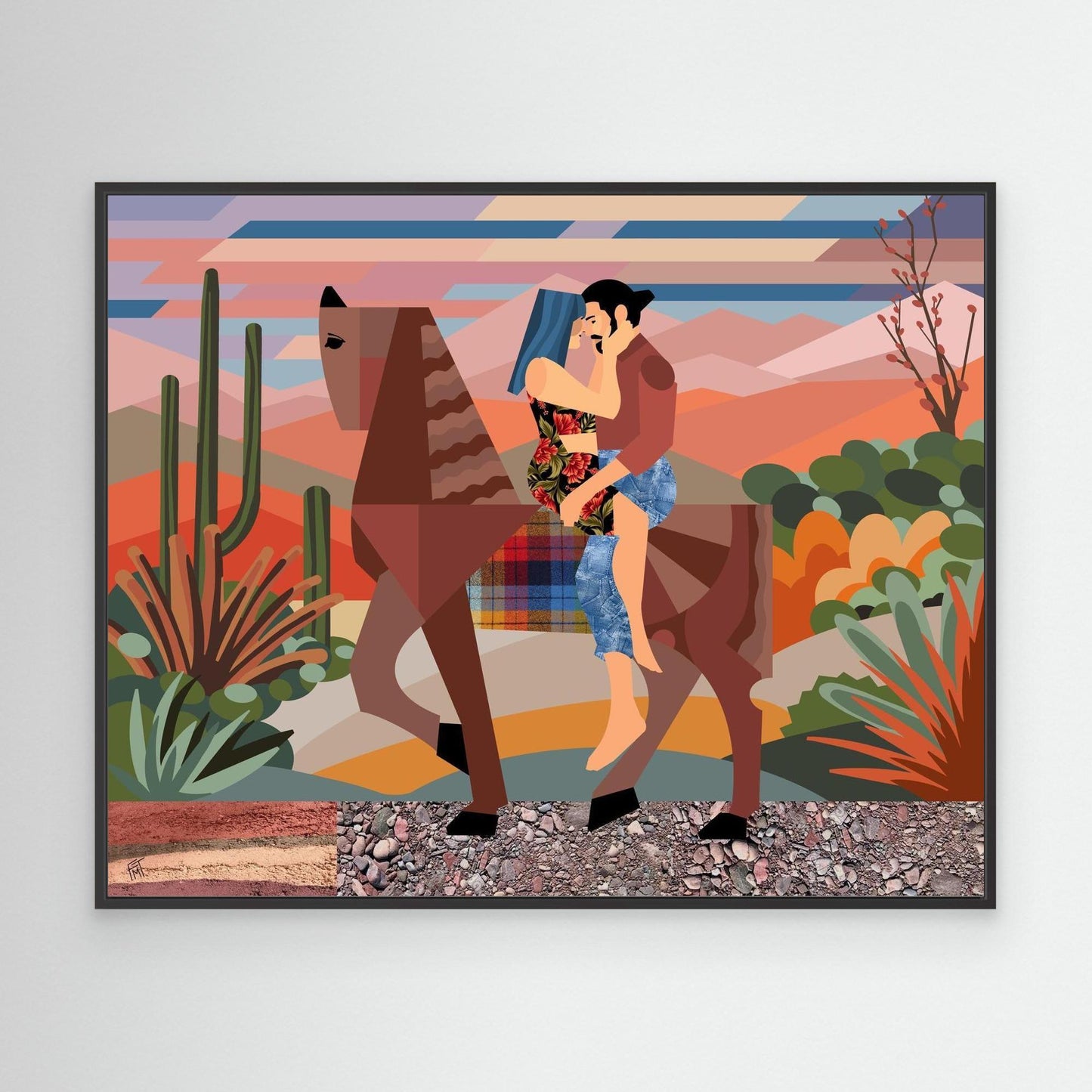 Love in the High Desert - Canvas Print