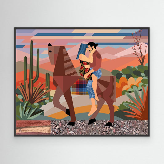 Love in the High Desert - Canvas Print