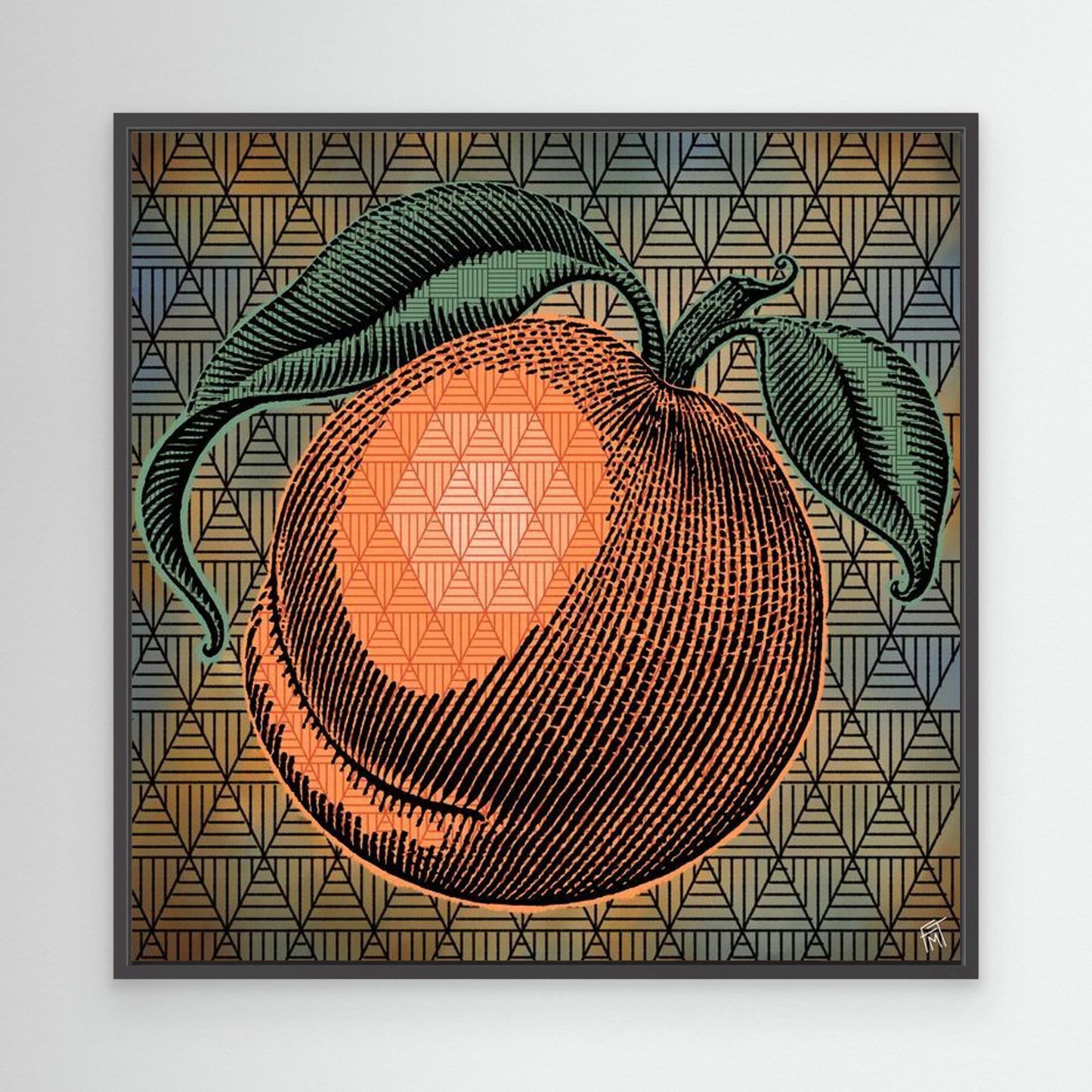 Eat a Peach - Canvas Print