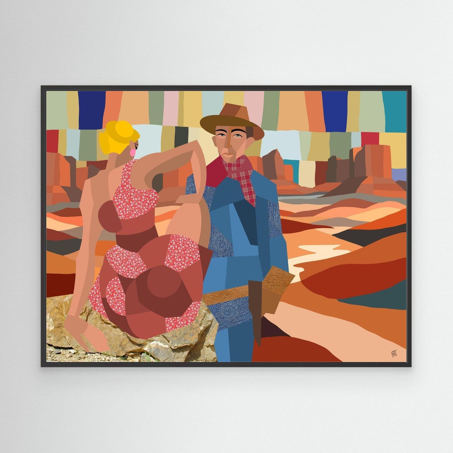 Nancy and Rocky - Canvas Print