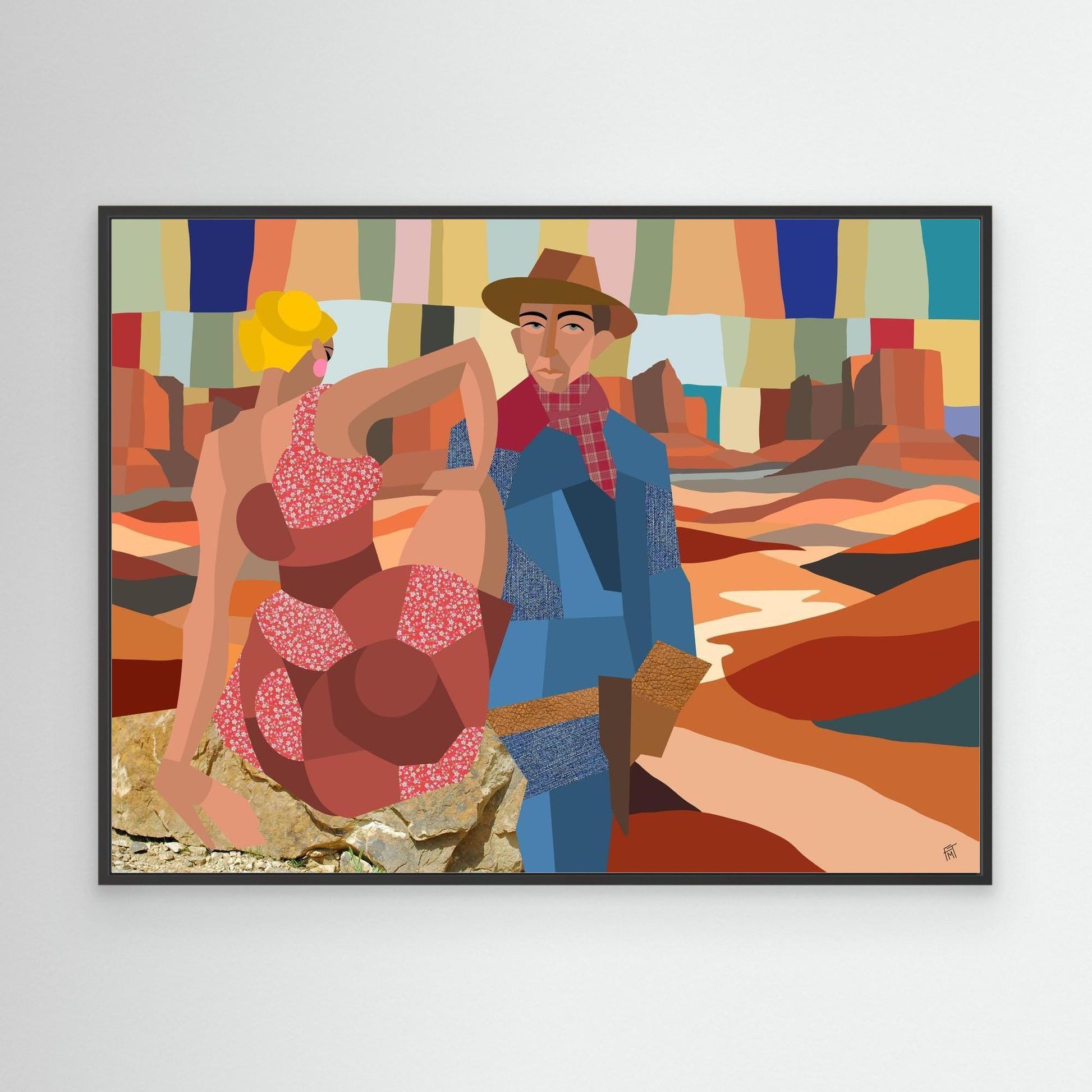 Nancy and Rocky - Canvas Print