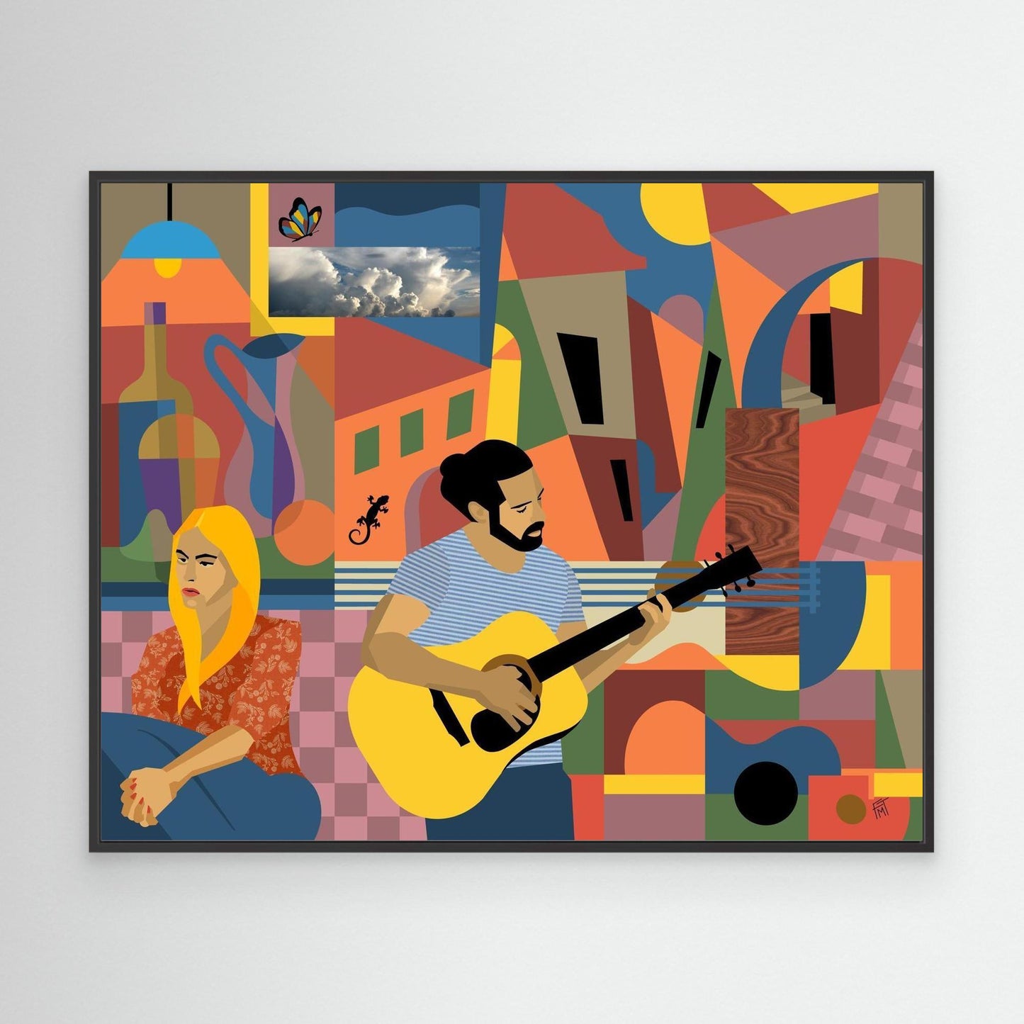 Slow Drift in D Minor - Canvas Print