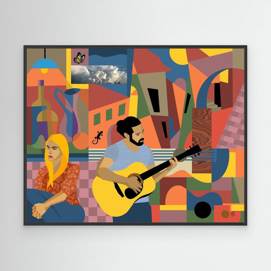 Slow Drift in D Minor - Canvas Print