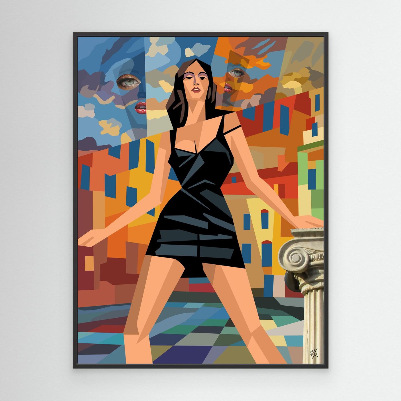 Long Cool Woman - Canvas Print