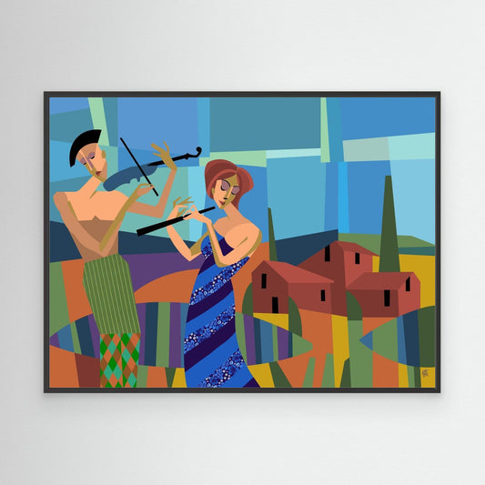 Jojo and Loretta - Canvas Print