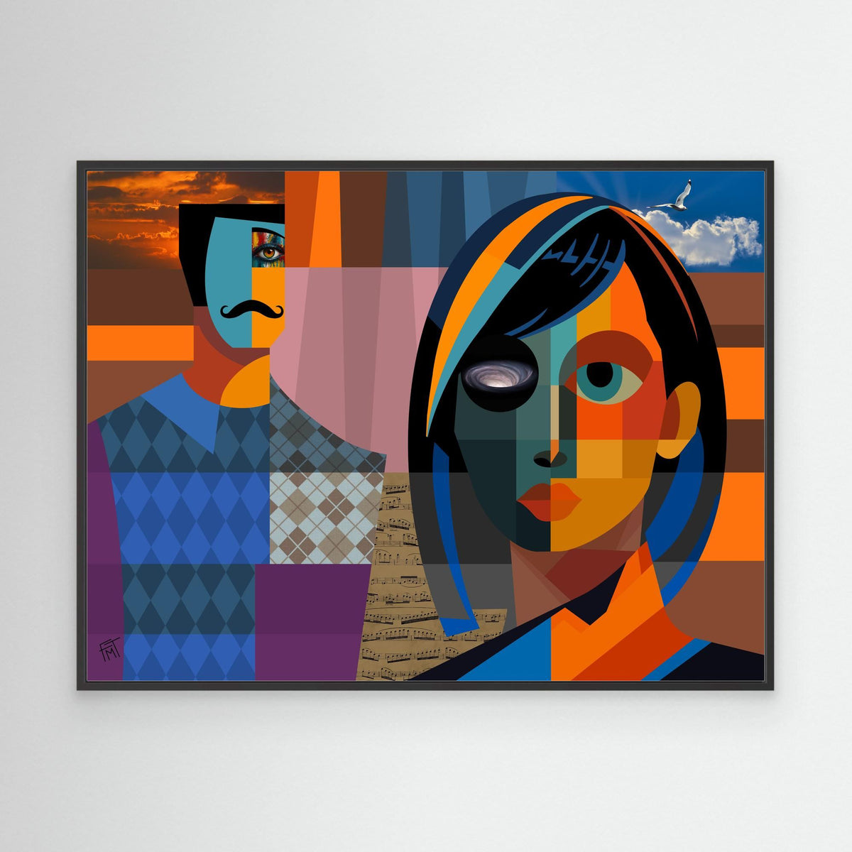 She's Not There - Canvas Print