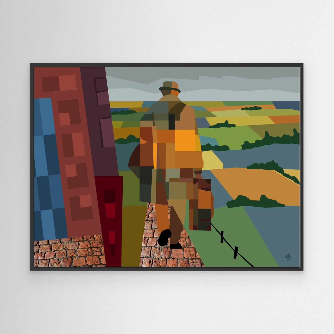 Davy's on the Road Again- Canvas Print
