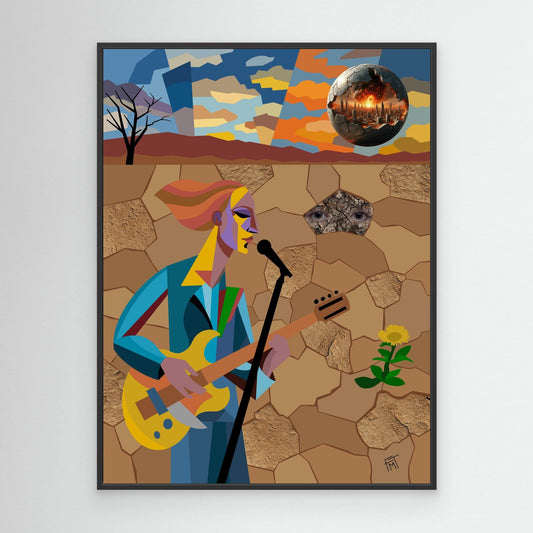 Just a Singer - Canvas Print 