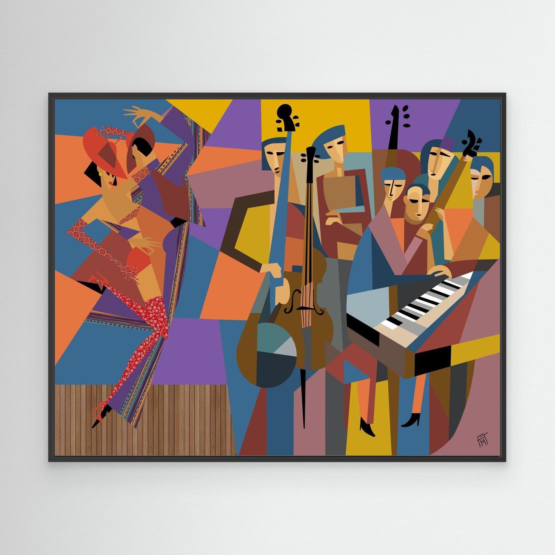 Dance Card - Canvas Print